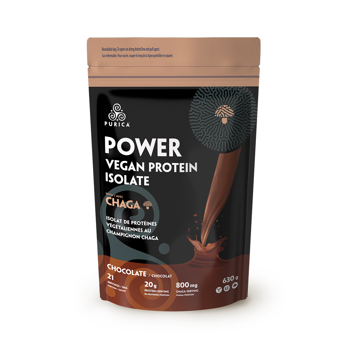 Vegan Protein with Chaga